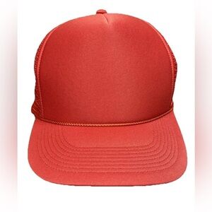 Vintage by OC Blank SnapBack Foam Front Mesh Back Trucker Hat Cap NOS NEW